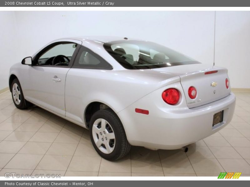 Ultra Silver Metallic / Gray 2008 Chevrolet Cobalt LS Coupe