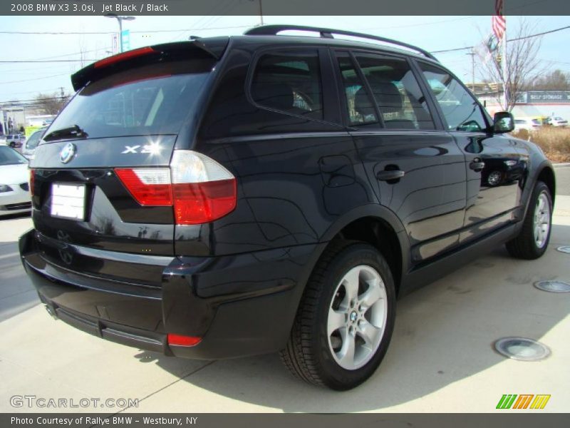 Jet Black / Black 2008 BMW X3 3.0si
