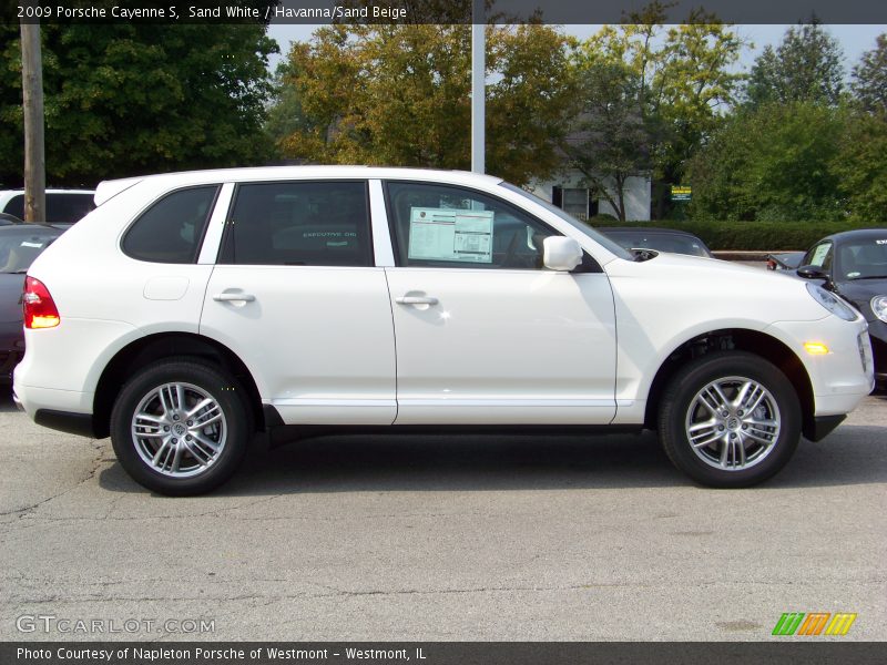 Sand White / Havanna/Sand Beige 2009 Porsche Cayenne S