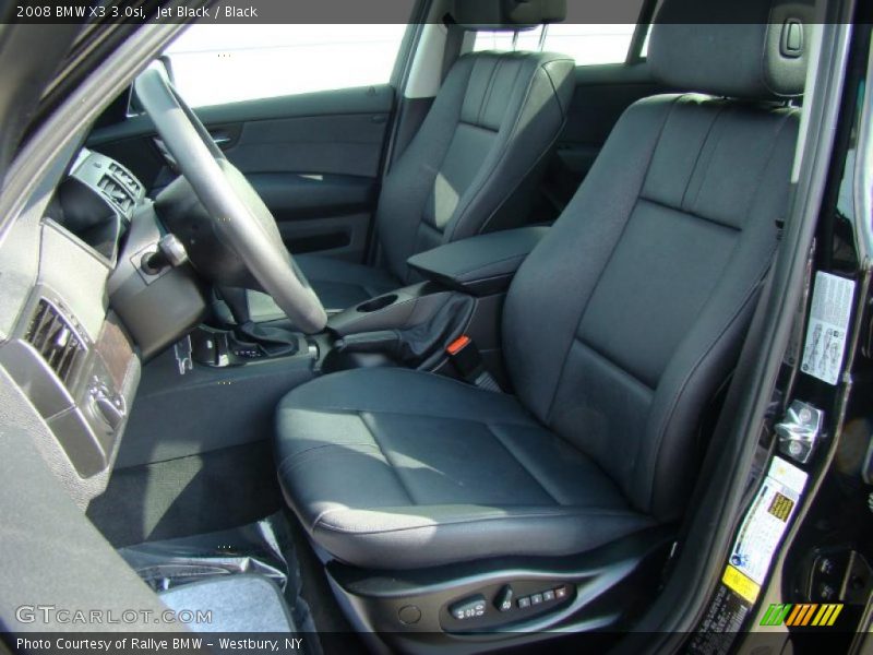 Jet Black / Black 2008 BMW X3 3.0si
