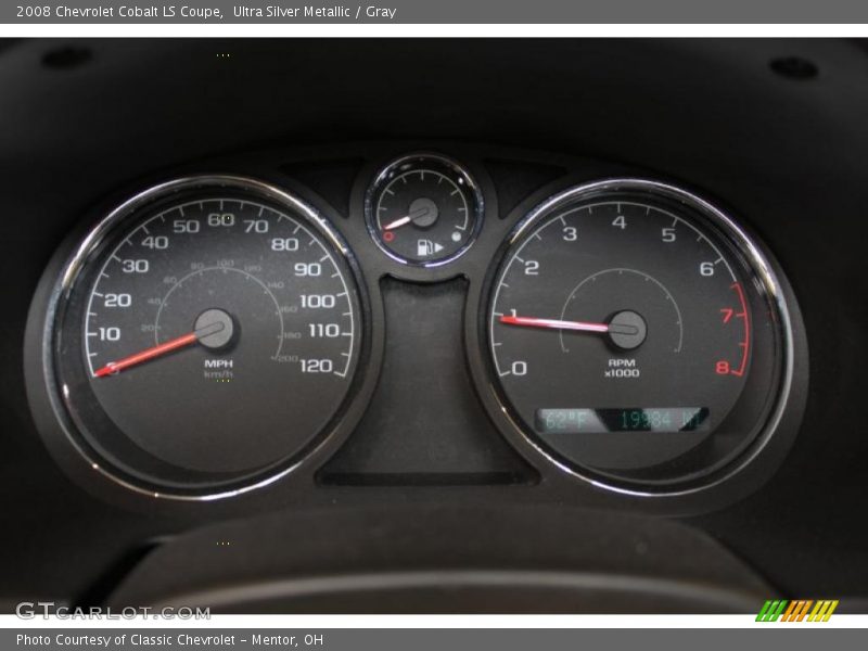 Ultra Silver Metallic / Gray 2008 Chevrolet Cobalt LS Coupe