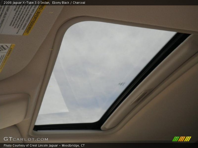 Ebony Black / Charcoal 2008 Jaguar X-Type 3.0 Sedan