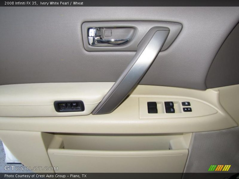 Ivory White Pearl / Wheat 2008 Infiniti FX 35