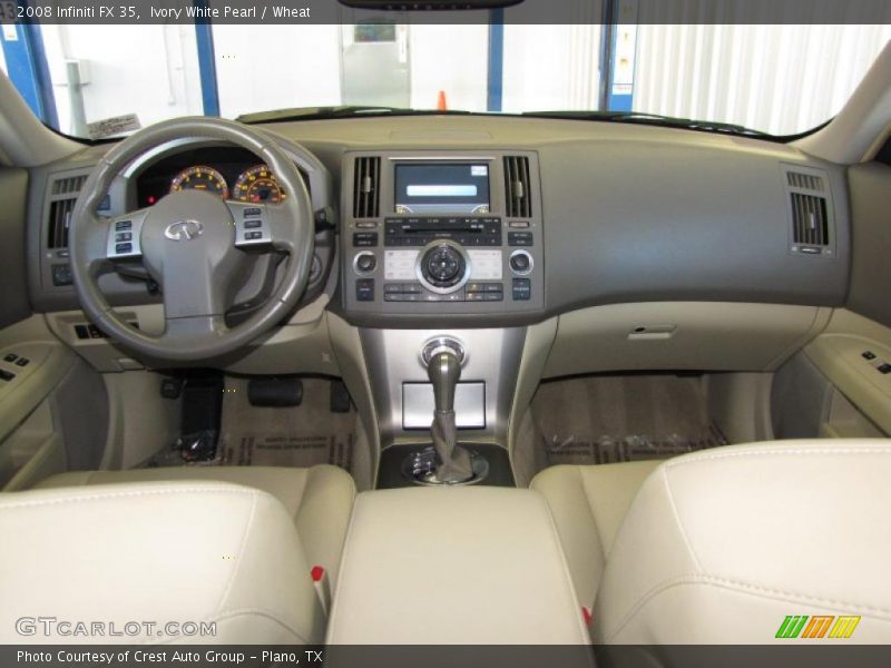 Ivory White Pearl / Wheat 2008 Infiniti FX 35