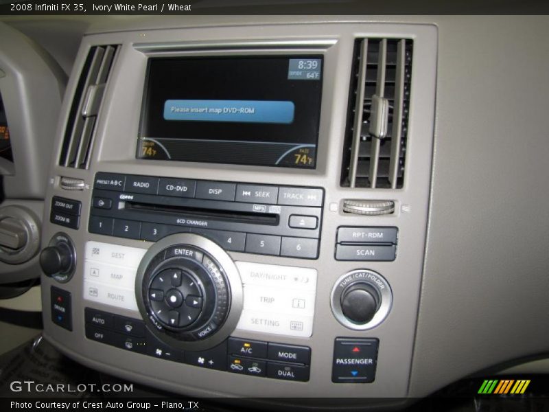Ivory White Pearl / Wheat 2008 Infiniti FX 35