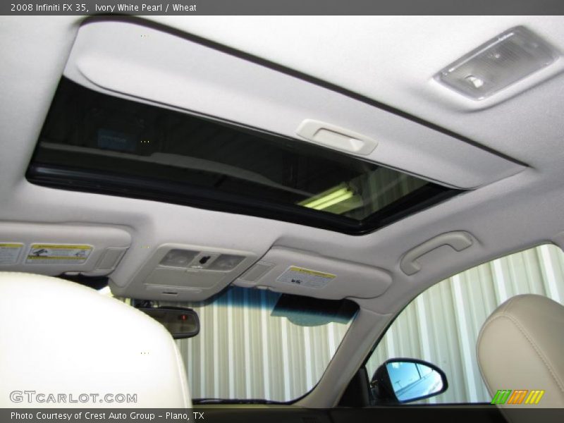 Ivory White Pearl / Wheat 2008 Infiniti FX 35