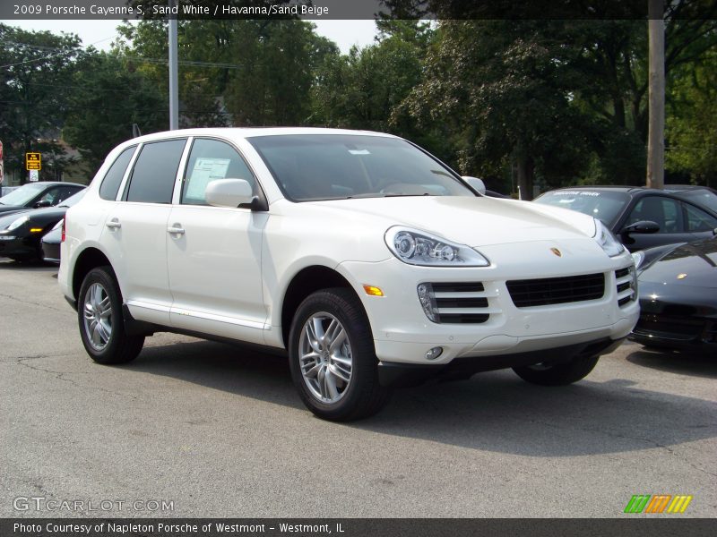 Sand White / Havanna/Sand Beige 2009 Porsche Cayenne S