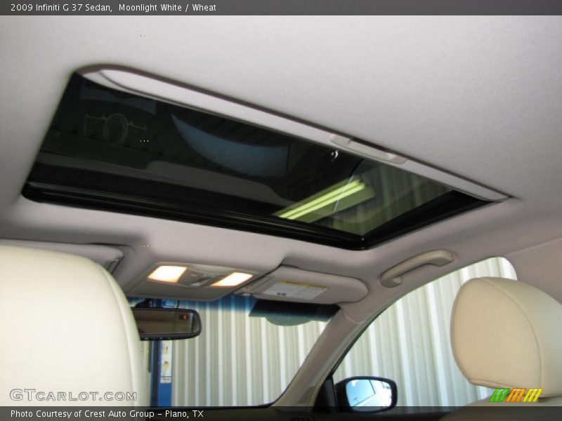 Moonlight White / Wheat 2009 Infiniti G 37 Sedan