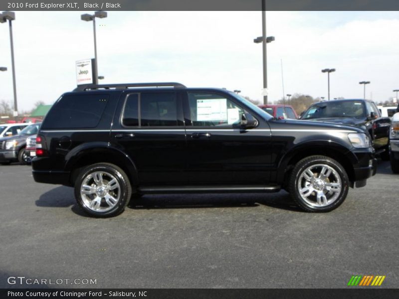 Black / Black 2010 Ford Explorer XLT