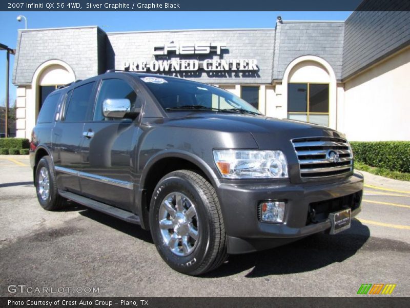 Silver Graphite / Graphite Black 2007 Infiniti QX 56 4WD