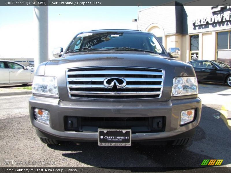 Silver Graphite / Graphite Black 2007 Infiniti QX 56 4WD