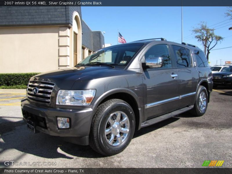 Silver Graphite / Graphite Black 2007 Infiniti QX 56 4WD