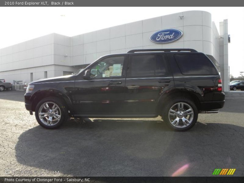 Black / Black 2010 Ford Explorer XLT