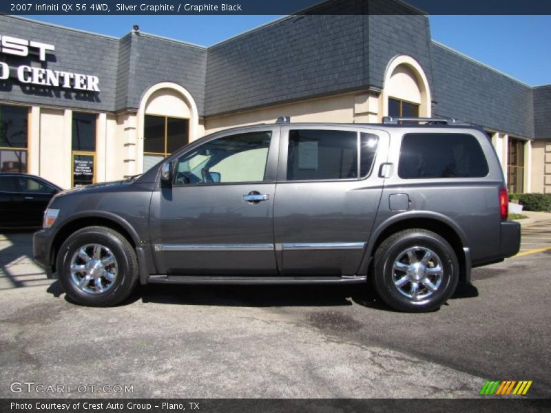 Silver Graphite / Graphite Black 2007 Infiniti QX 56 4WD