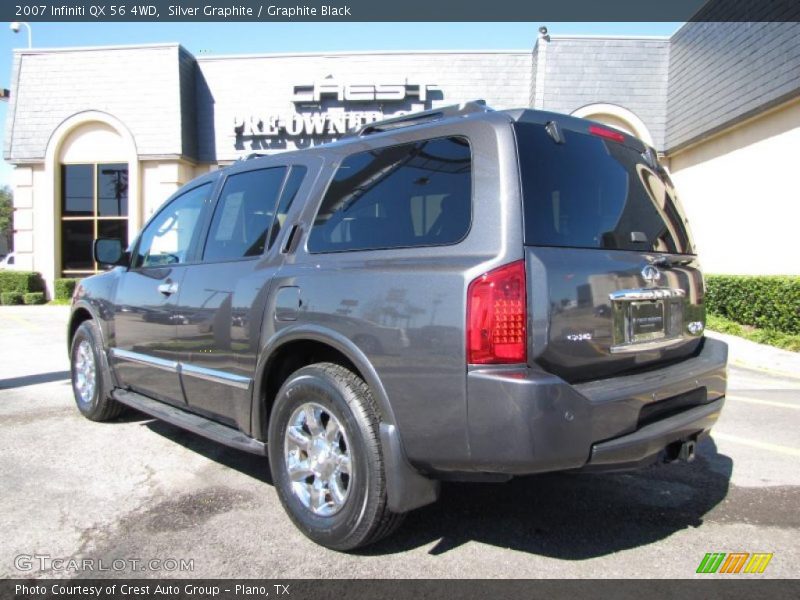 Silver Graphite / Graphite Black 2007 Infiniti QX 56 4WD
