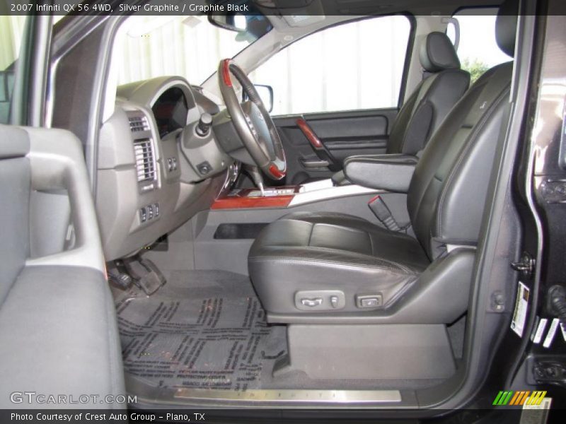 Silver Graphite / Graphite Black 2007 Infiniti QX 56 4WD