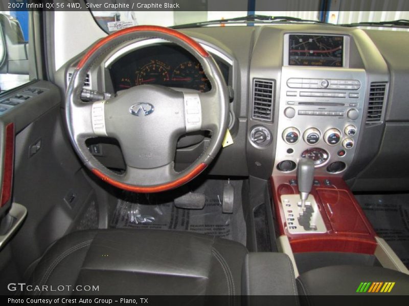 Silver Graphite / Graphite Black 2007 Infiniti QX 56 4WD
