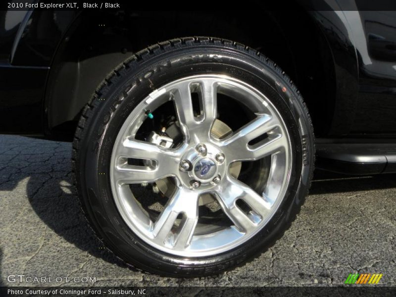 Black / Black 2010 Ford Explorer XLT