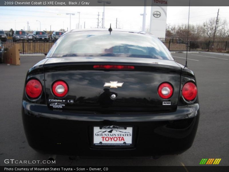 Black / Gray 2009 Chevrolet Cobalt LS XFE Coupe