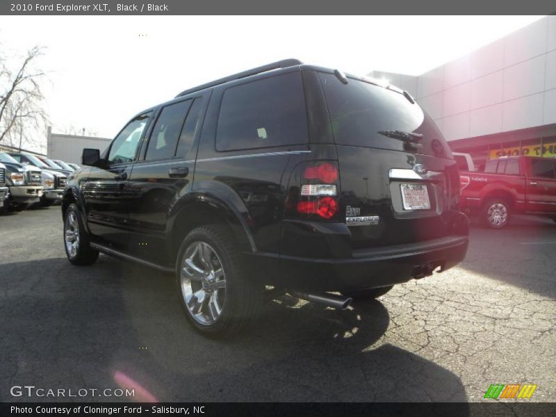 Black / Black 2010 Ford Explorer XLT