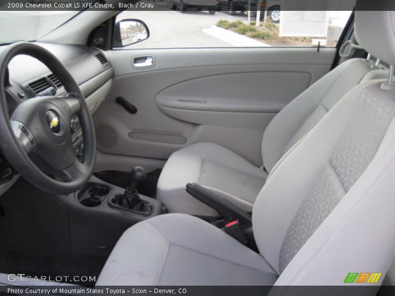 Black / Gray 2009 Chevrolet Cobalt LS XFE Coupe