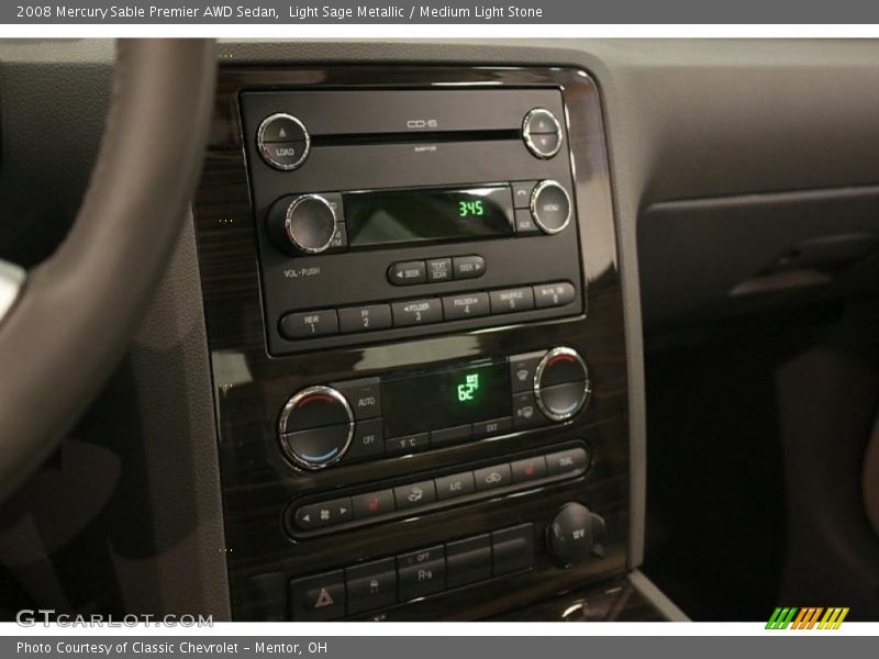 Light Sage Metallic / Medium Light Stone 2008 Mercury Sable Premier AWD Sedan
