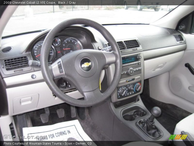 Black / Gray 2009 Chevrolet Cobalt LS XFE Coupe