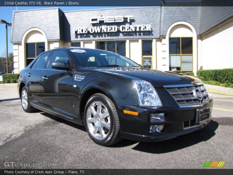 Black Raven / Ebony 2009 Cadillac STS V8