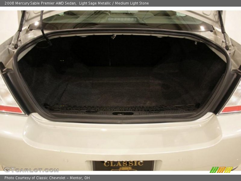Light Sage Metallic / Medium Light Stone 2008 Mercury Sable Premier AWD Sedan