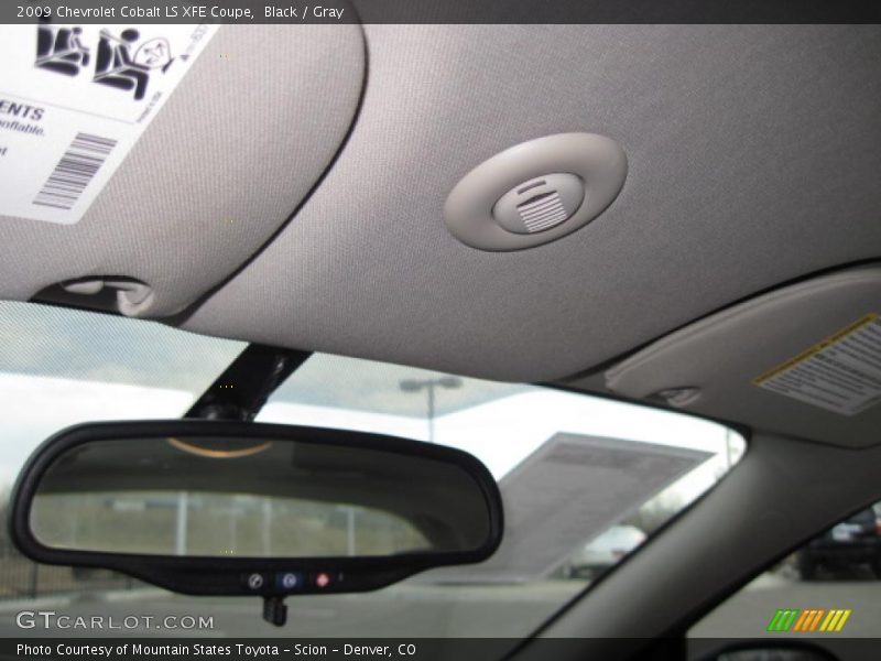 Black / Gray 2009 Chevrolet Cobalt LS XFE Coupe