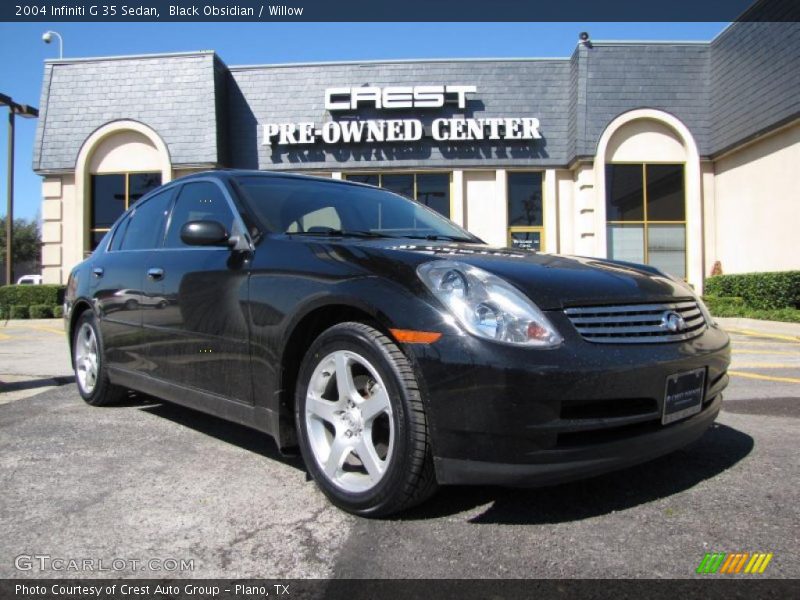 Black Obsidian / Willow 2004 Infiniti G 35 Sedan