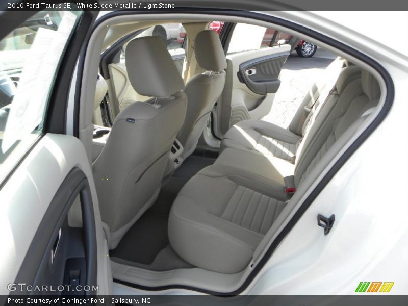 White Suede Metallic / Light Stone 2010 Ford Taurus SE