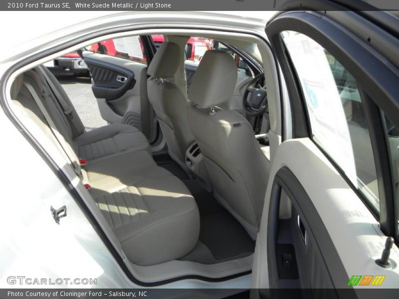 White Suede Metallic / Light Stone 2010 Ford Taurus SE
