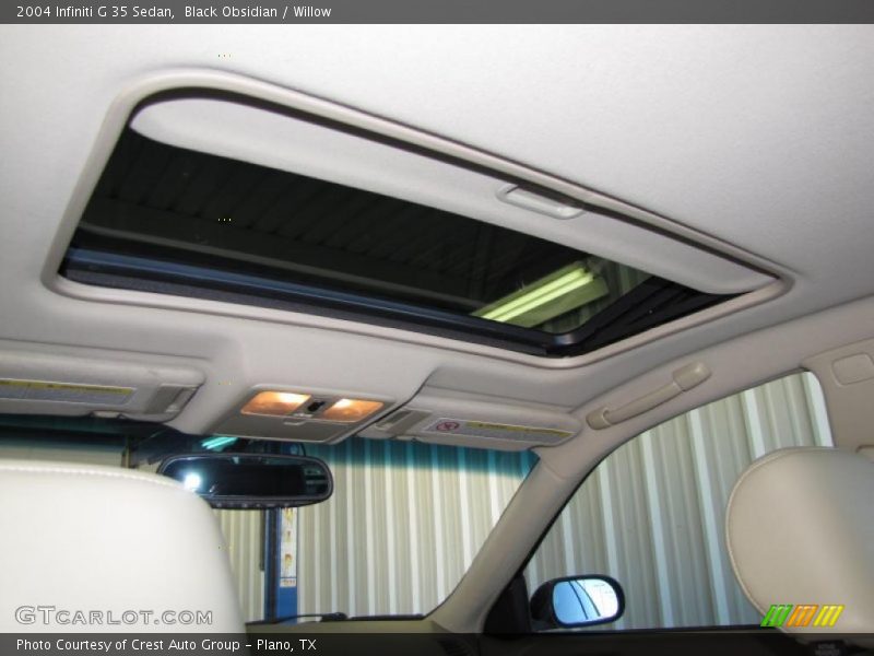 Black Obsidian / Willow 2004 Infiniti G 35 Sedan
