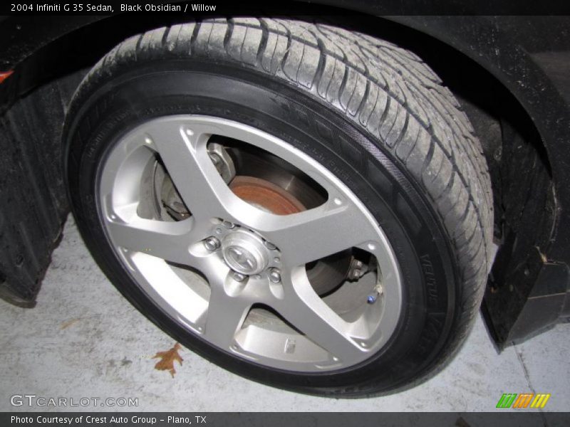Black Obsidian / Willow 2004 Infiniti G 35 Sedan