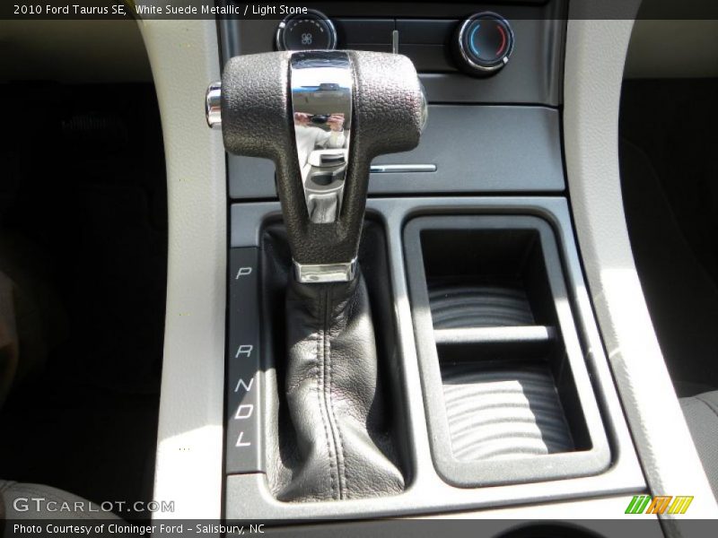 White Suede Metallic / Light Stone 2010 Ford Taurus SE