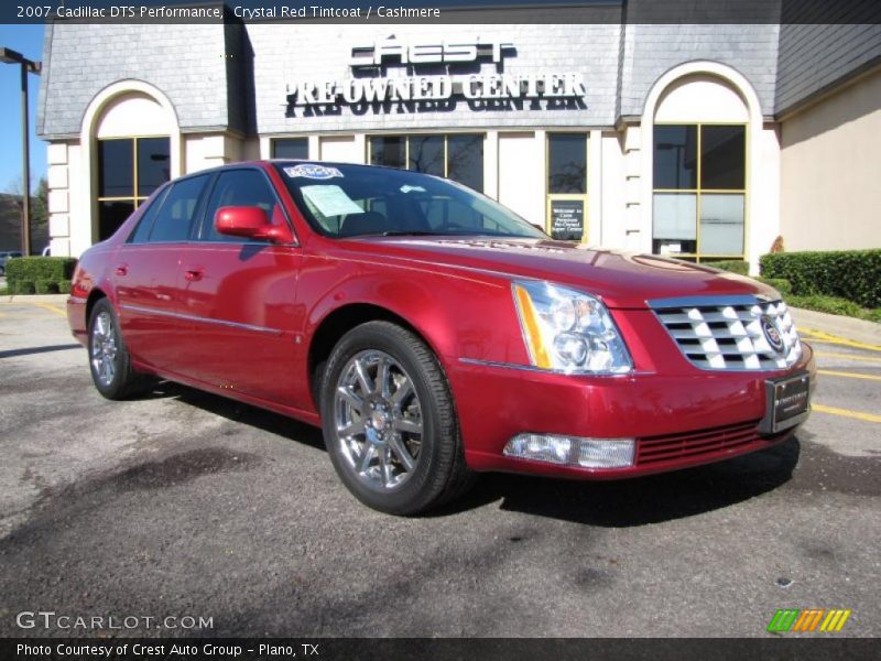 Crystal Red Tintcoat / Cashmere 2007 Cadillac DTS Performance