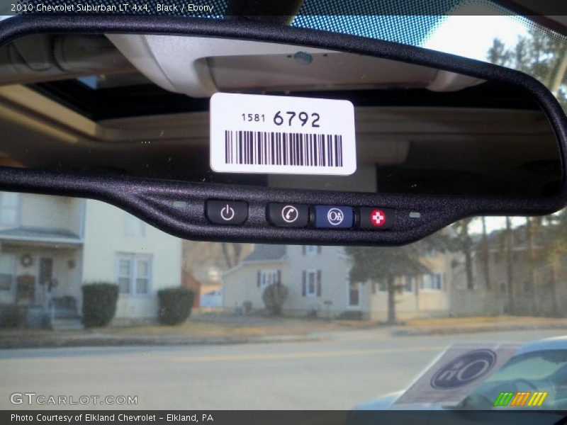 Black / Ebony 2010 Chevrolet Suburban LT 4x4