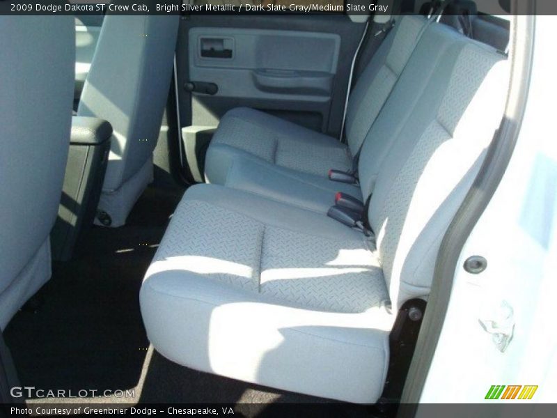 Bright Silver Metallic / Dark Slate Gray/Medium Slate Gray 2009 Dodge Dakota ST Crew Cab