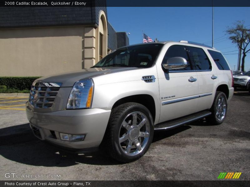Quicksilver / Ebony 2008 Cadillac Escalade