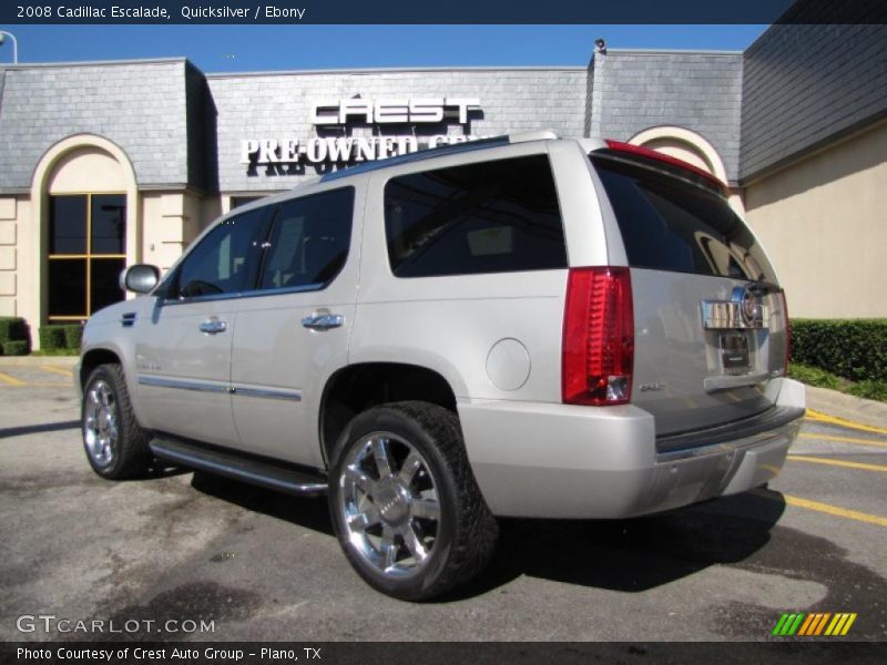 Quicksilver / Ebony 2008 Cadillac Escalade
