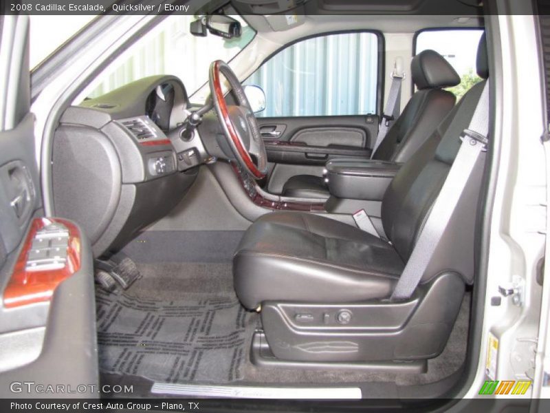Quicksilver / Ebony 2008 Cadillac Escalade