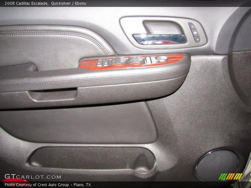 Quicksilver / Ebony 2008 Cadillac Escalade