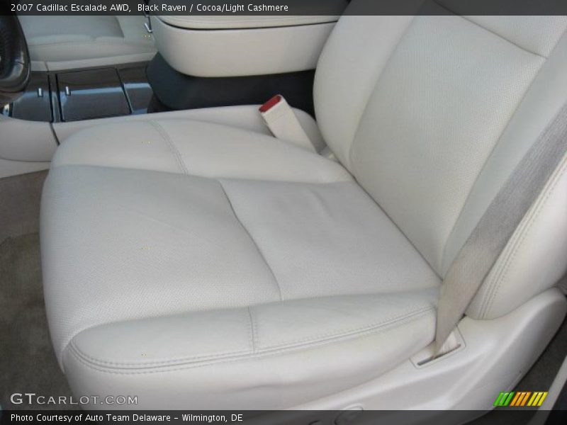 Black Raven / Cocoa/Light Cashmere 2007 Cadillac Escalade AWD