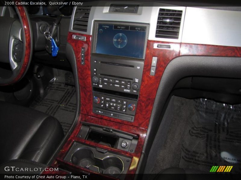 Quicksilver / Ebony 2008 Cadillac Escalade