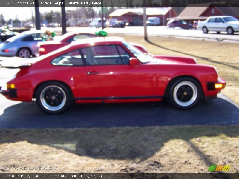 Guards Red / Beige 1985 Porsche 911 Carrera Coupe
