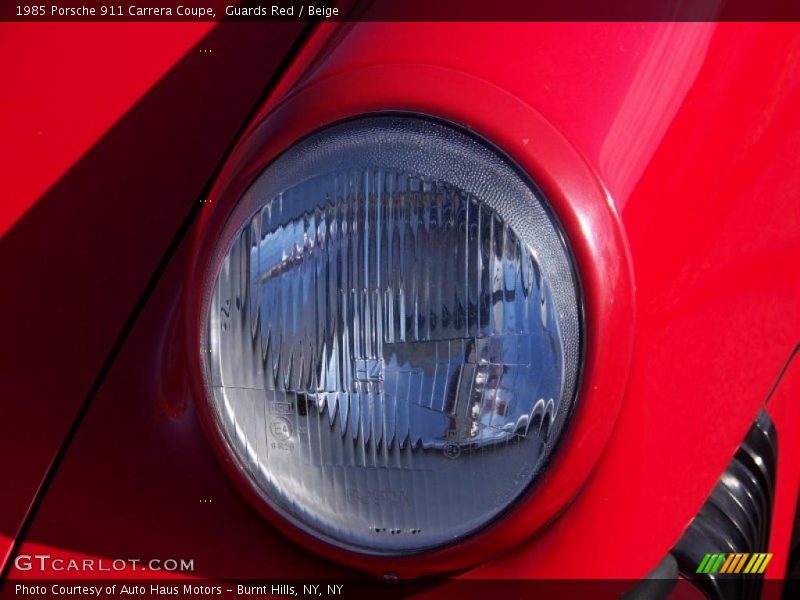 Guards Red / Beige 1985 Porsche 911 Carrera Coupe