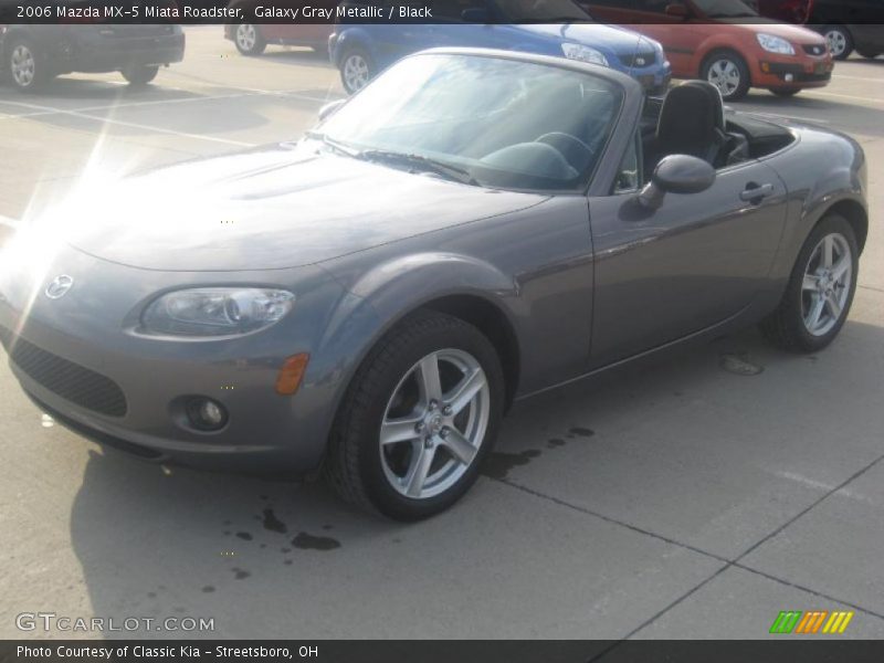 Galaxy Gray Metallic / Black 2006 Mazda MX-5 Miata Roadster