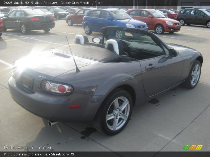 Galaxy Gray Metallic / Black 2006 Mazda MX-5 Miata Roadster