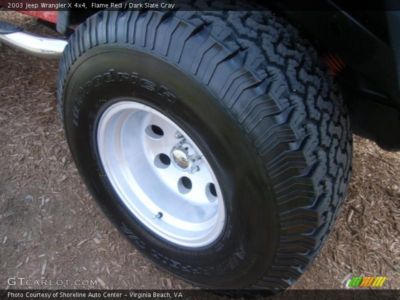 Flame Red / Dark Slate Gray 2003 Jeep Wrangler X 4x4